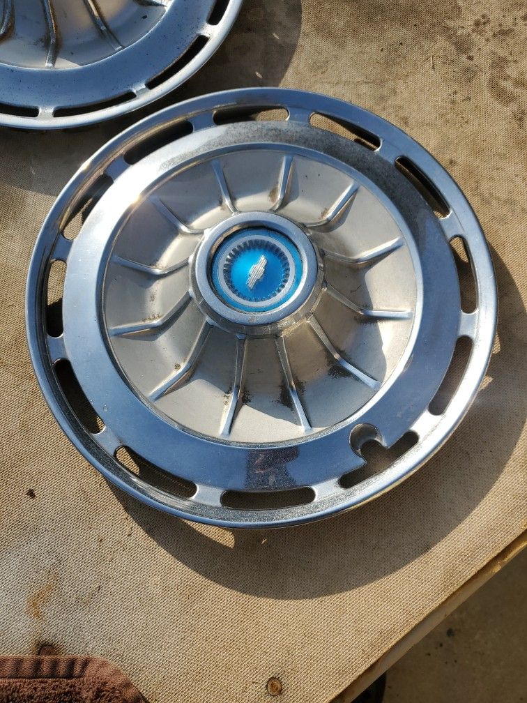 62 Impala Hubcaps Spares Only 2 Available 