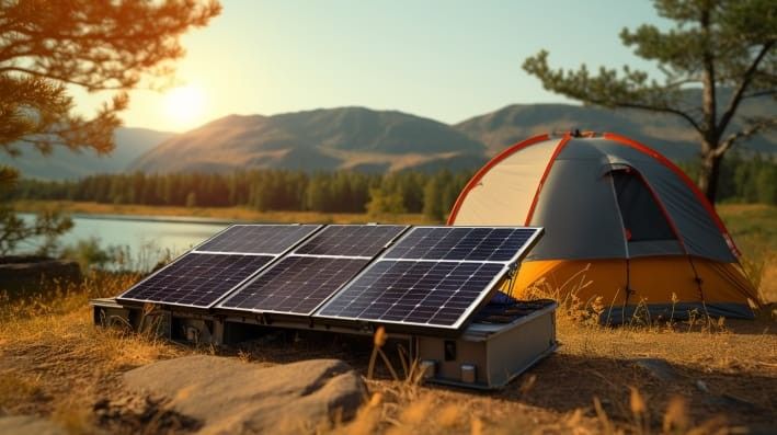 Sharp solar panel. American made. Works great