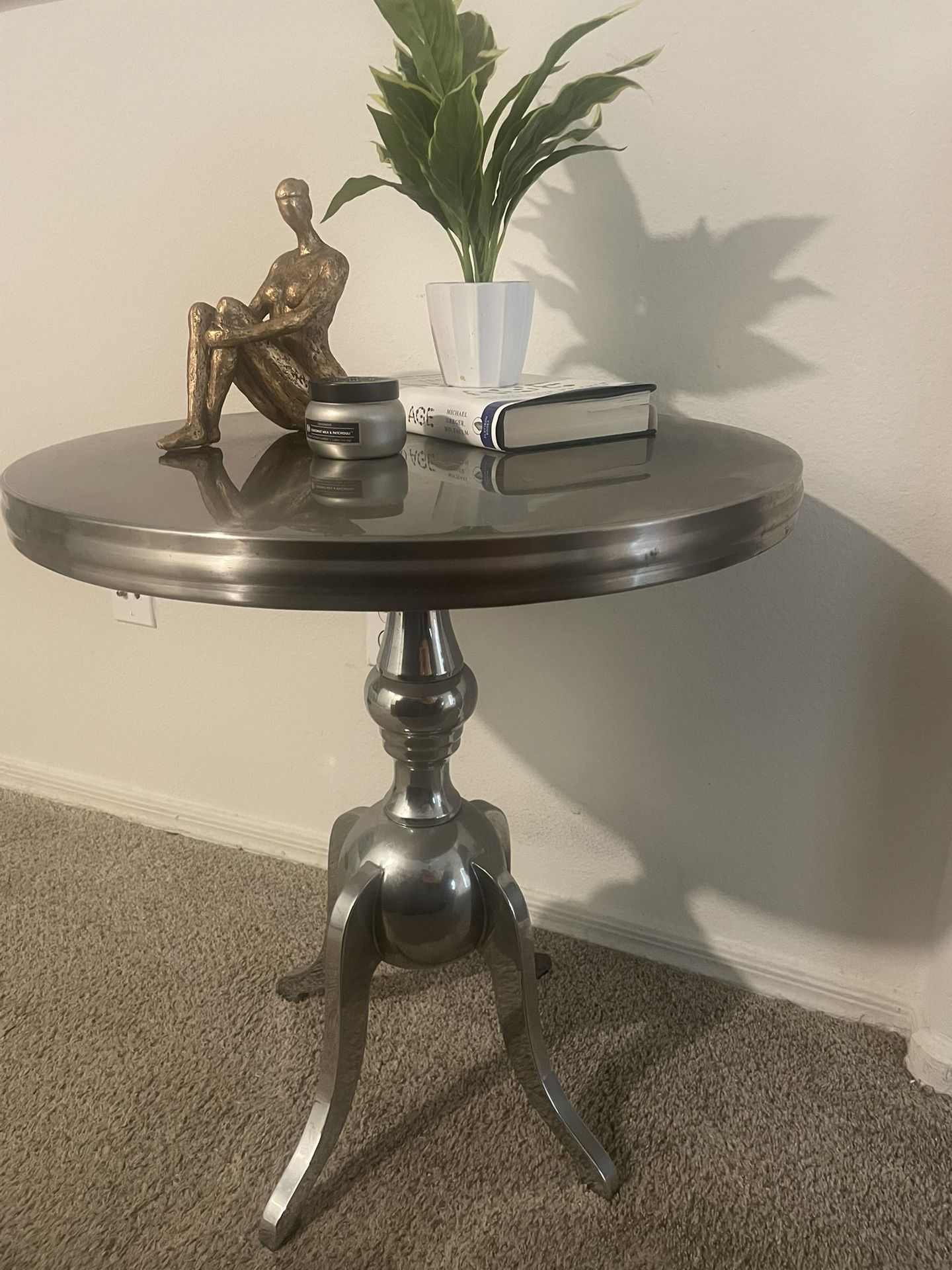 Modern Metal Side Table