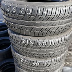215/60r17 BfGoodrich Tires In Great Shape