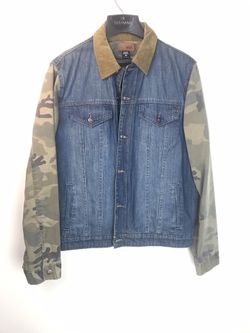 Camo denim jacket