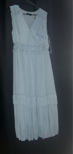 Tahari Sea Star Blue Dress