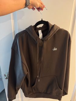 Alo Yoga Men’s XL Espresso Brown Pullover Hoodie – New With Tags