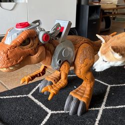 Imaginext Large 33" 2018 T Rex Dinosaur Jurassic World Sounds Lights Works