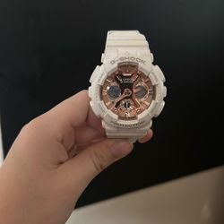 G-shock Unisex Oversized Rose Gold White 