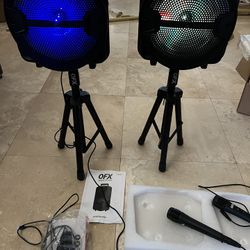 Speakers Bluetooth Party Speakers Stands And Microphones 