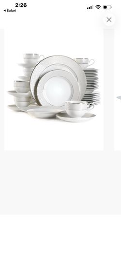 Mikasa Parchment 40 Pc. Dinnerware Set, Service for 8