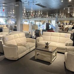 Power Reclining Sofa And Loveseat 