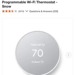 Nest thermostat
