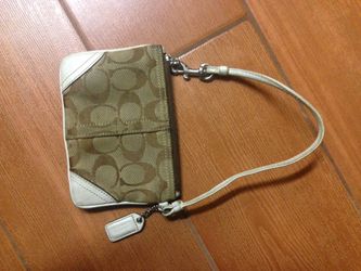 Coach Wristlet Bag, 6" x 4"