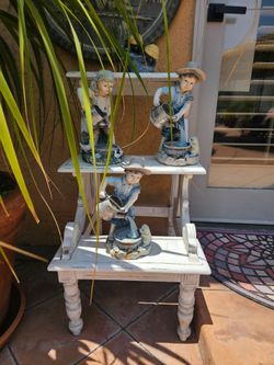 3 tier wooden shelf, plant stand