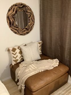 Large Brown Ottoman