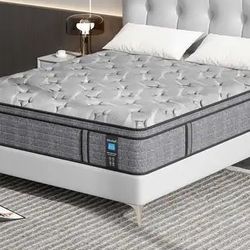 Queen Mattress - Medium Firm Pillow Top Mattress