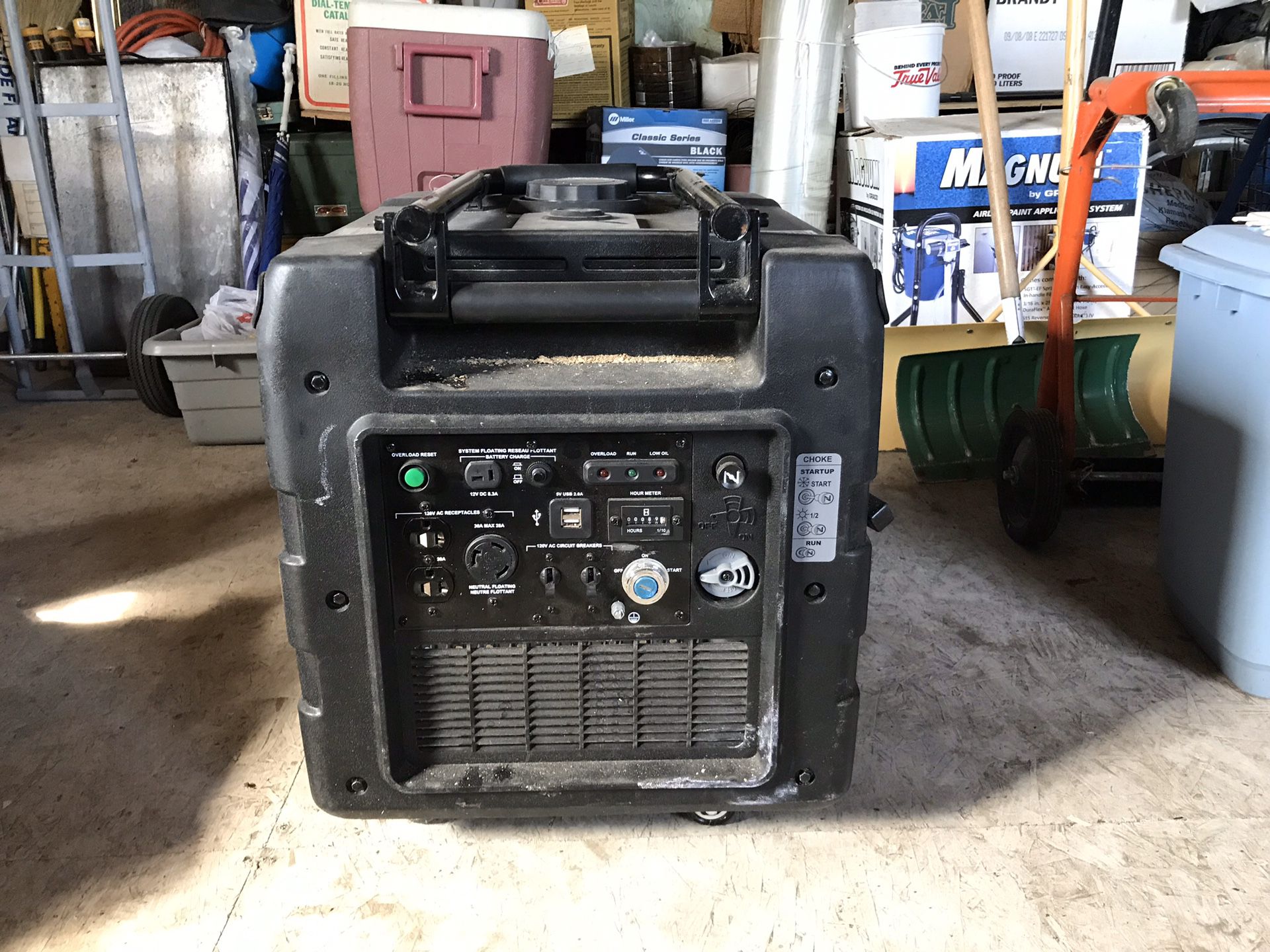 Powerhouse 3300watts 30 amp silent generator
