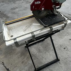 MK 101 Title Wet Stone Cutting Saw
