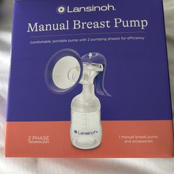Lasinoh Manual Breast Pump (like new)