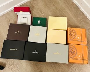 Rolex, AP, Richard Mille, Patek, Cartier watch boxes FOR SALE!
