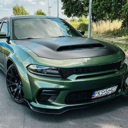 Hoods Dodge Charger DEMON style ALUMINUM hood with vented bezel 2015 2016 2017 2018 2019 2020 2021 2022 2023 Liquidation Sale 