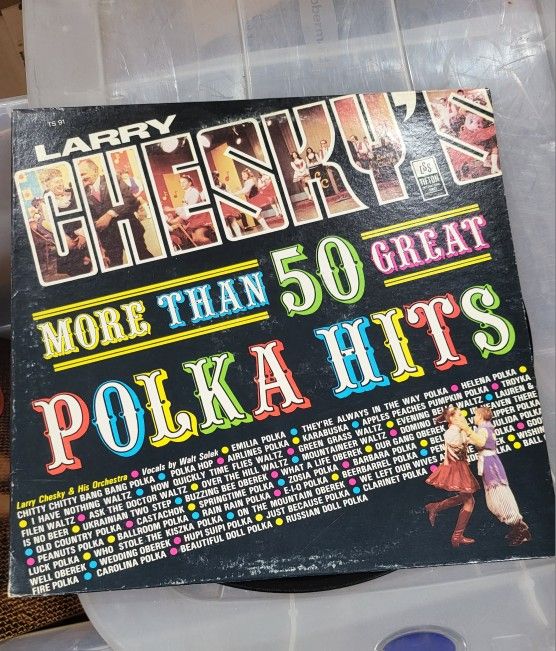 Larry Chesky Polka Hits Vinyl Record