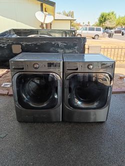 LG Front Load Washer and Electric Dryer