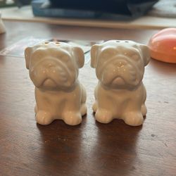 Bulldog Salt N Pepper Shakers