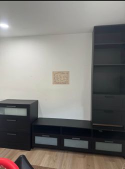 IKEA brimes Black dresser set