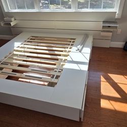 King Bed Very Good Condition. Mattress Is Not Included.