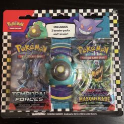 Pokemon Back to School Eraser Blister Bellibolt