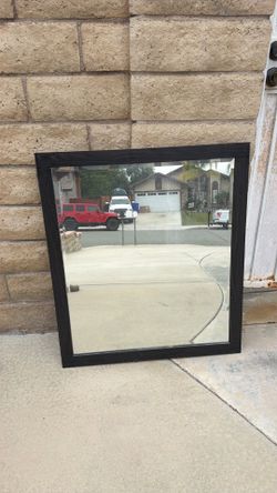 bathroom mirror.