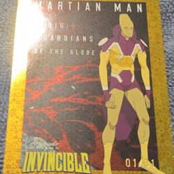 Invincible Keepsake Martian Man 1 Of 1 Card 