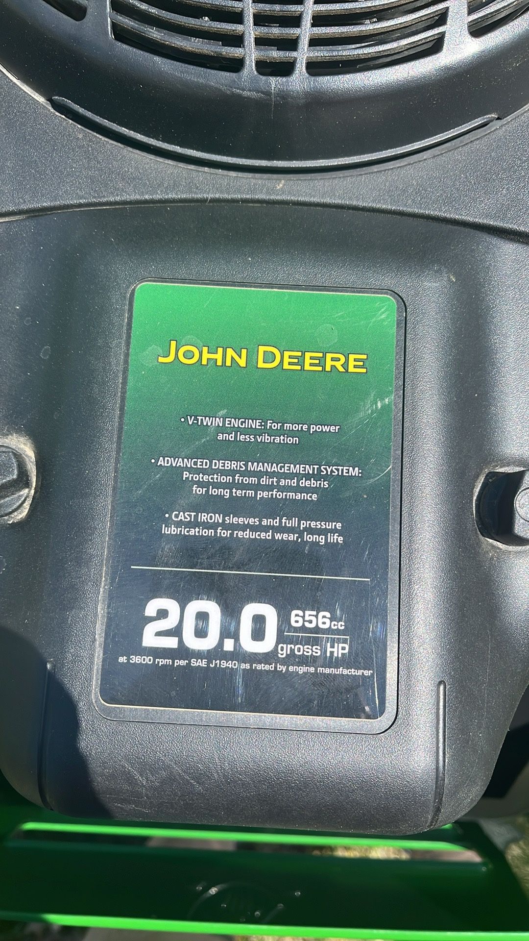 John Deere Zero Degree 48”
