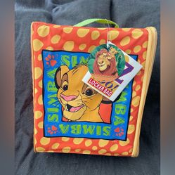 Vintage 1990s Wiz Too! Locker Bag Ultimate Backpack Disney's The Lion King NWT 