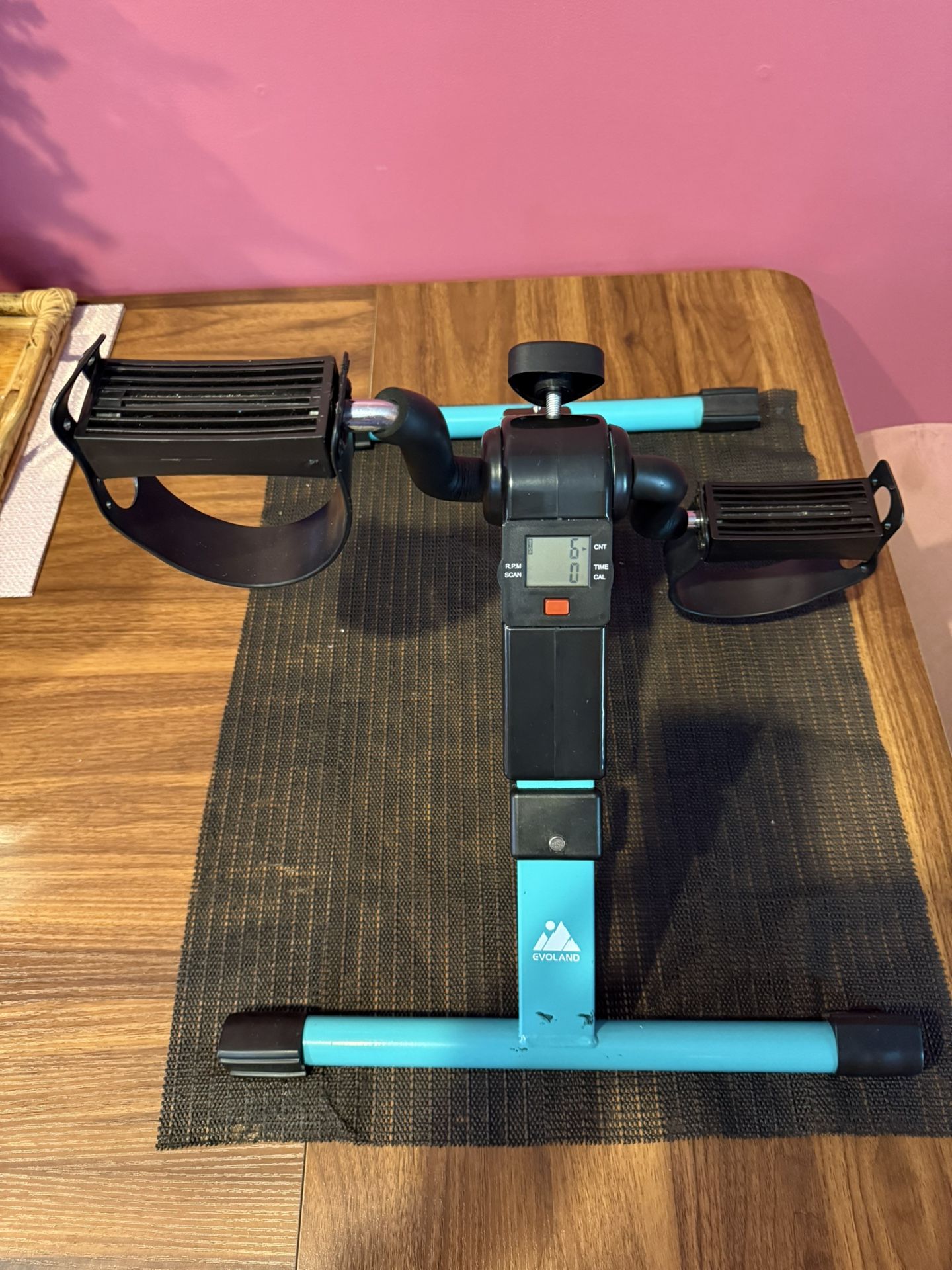 Evoland Teal Foldable Under-Desk Pedal Exerciser