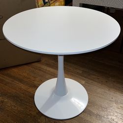 New! Modern mid century style round tulip dining table