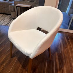 Leather Chair - White