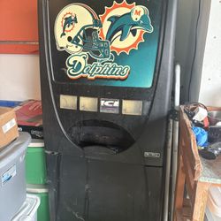 Miami dolphin Soda Machine 