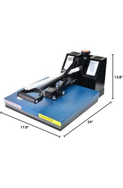 Fancierstudio Digital Heat Press 15 x 15 Sublimation Rhinestone Heat T-Shirt Machine15x15 B/BLK