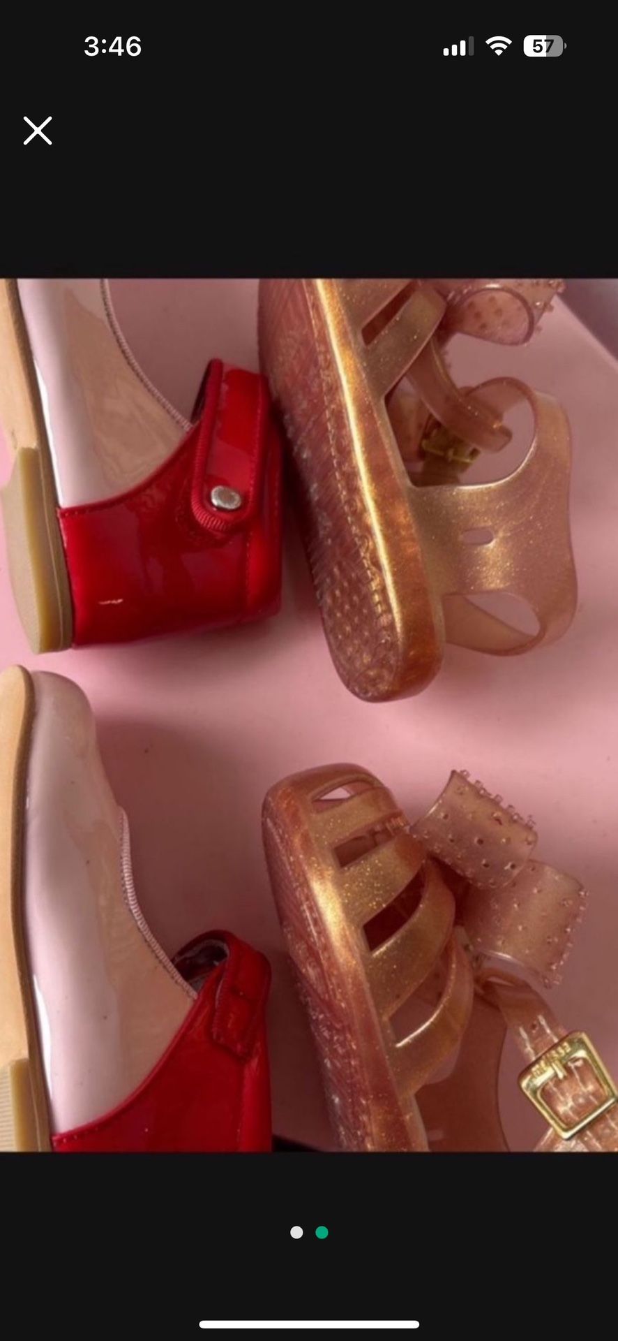Both New Girls Toddlers Sandals Together Only