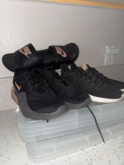 7.5 Shoes: Adidas, Nike, Nike slides