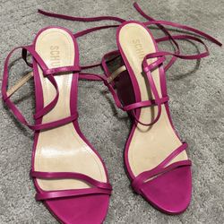 Women’s Hot Pink Wedge Sandals - Size 9.5 