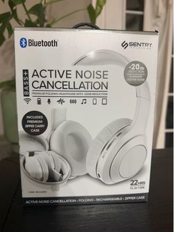 Bluetooth Active Noise-Cancelling Headphones – 22H Playtime