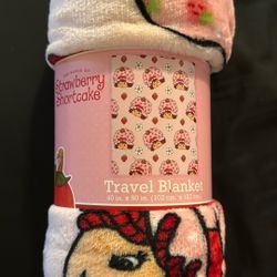 Strawberry Shortcake Travel Blanket 