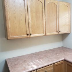 Office Desk & Cabinets 