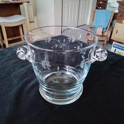 Princess House Heritage Crystal Ice Bucket