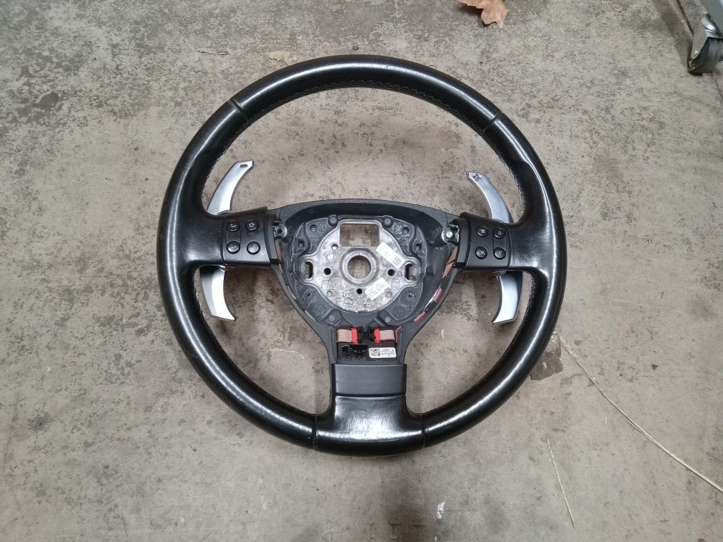 VW B6 Passat Steering Wheel with Paddle Extensions