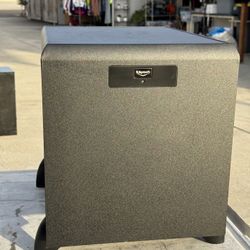 Klipsch SW-450 10" 450 Watt 4 OHM Down Firing Powered Subwoofer - Black