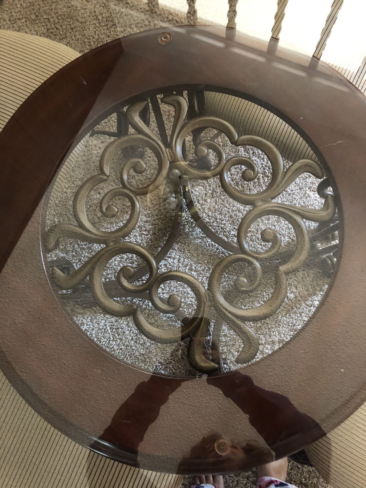 Glass Kitchen Table and Chairs
