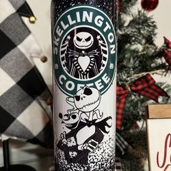 jack skellington custom tumbler 