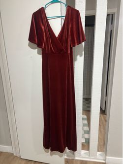 Bridesmaid dress- burnt orange size M