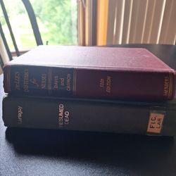 1 medical book; 1 fiction